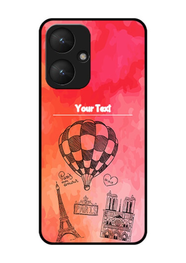 Xiaomi Redmi 13C 5G Custom Glass Phone Case - Paris Theme Design
