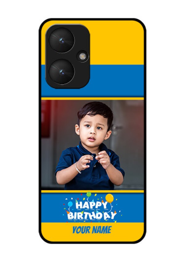 Xiaomi Redmi 13C 5G Custom Glass Phone Case - Birthday Wishes Design