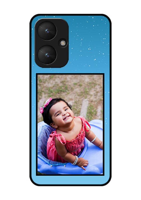 Xiaomi Redmi 13C 5G Custom Glass Phone Case - Wave Pattern Colorful Design