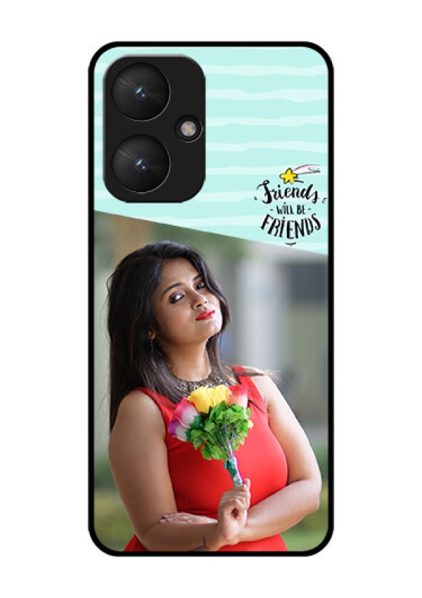 Xiaomi Redmi 13C 5G Custom Glass Phone Case - Friends Picture Icon Design