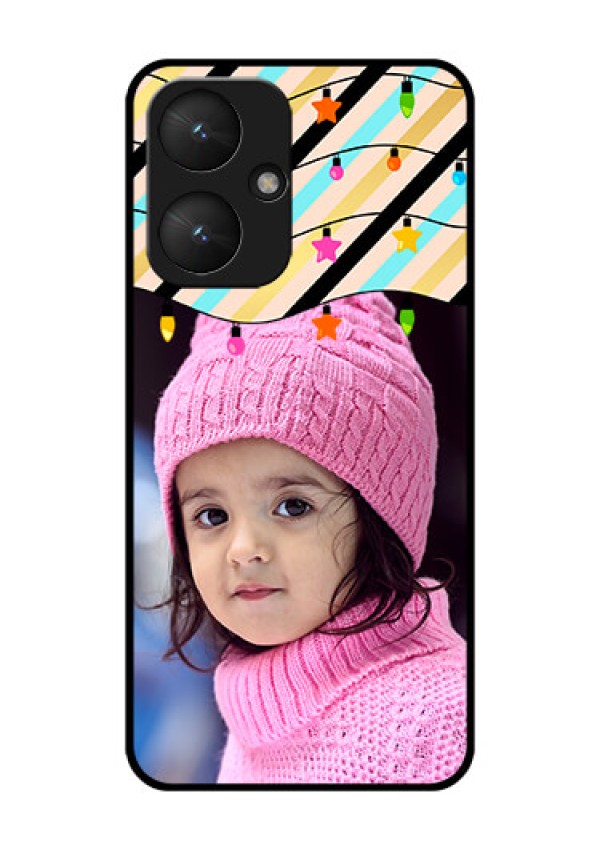 Xiaomi Redmi 13C 5G Custom Glass Phone Case - Lights Hanging Design