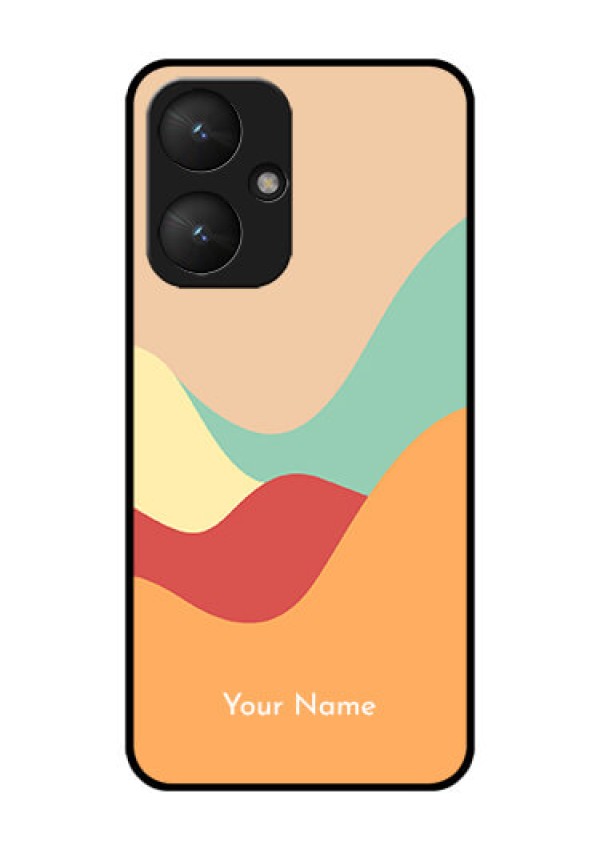Xiaomi Redmi 13C 5G Custom Glass Phone Case - Ocean Waves Multi - Colour Design
