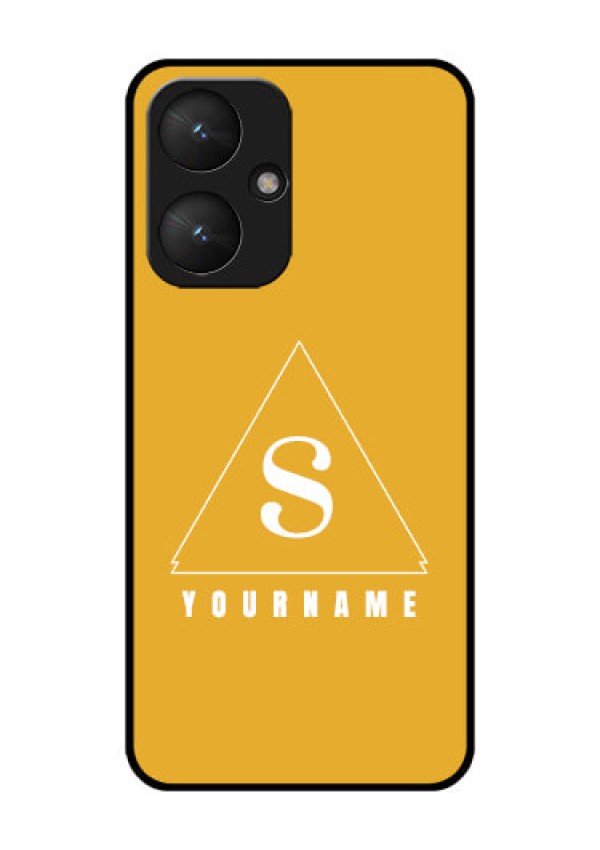 Xiaomi Redmi 13C 5G Custom Glass Phone Case - Simple Triangle Design