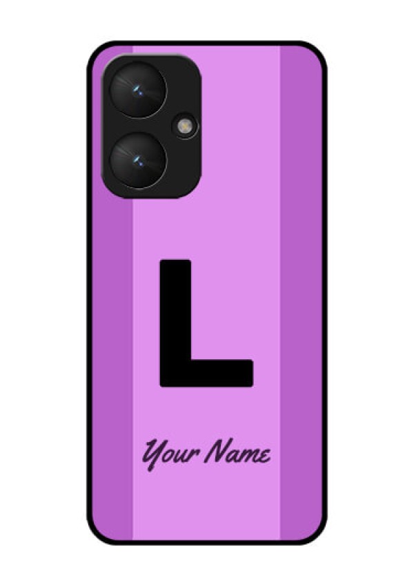 Xiaomi Redmi 13C 5G Custom Glass Phone Case - Tricolor Custom Text Design