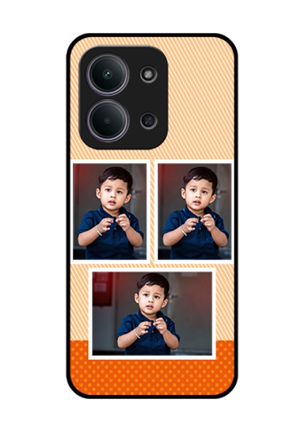 Xiaomi Redmi 15C 5G Custom Glass Phone Case - Bulk Photos Upload Design