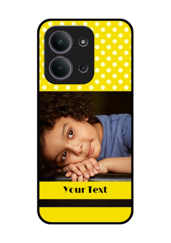 Xiaomi Redmi 15C 5G Custom Glass Phone Case - Bright Yellow Case Design