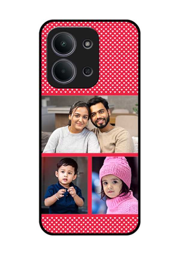 Xiaomi Redmi 15C 5G Custom Glass Phone Case - Bulk Photo Upload Design