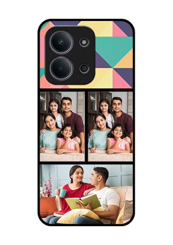 Xiaomi Redmi 15C 5G Custom Glass Phone Case - Bulk Pic Upload Design