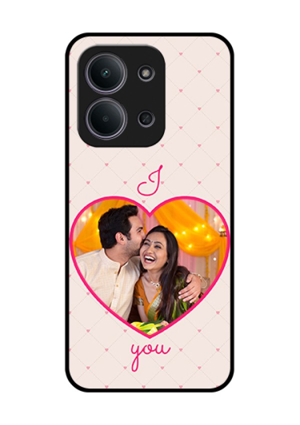 Xiaomi Redmi 15C 5G Custom Glass Phone Case - Heart Shape Design