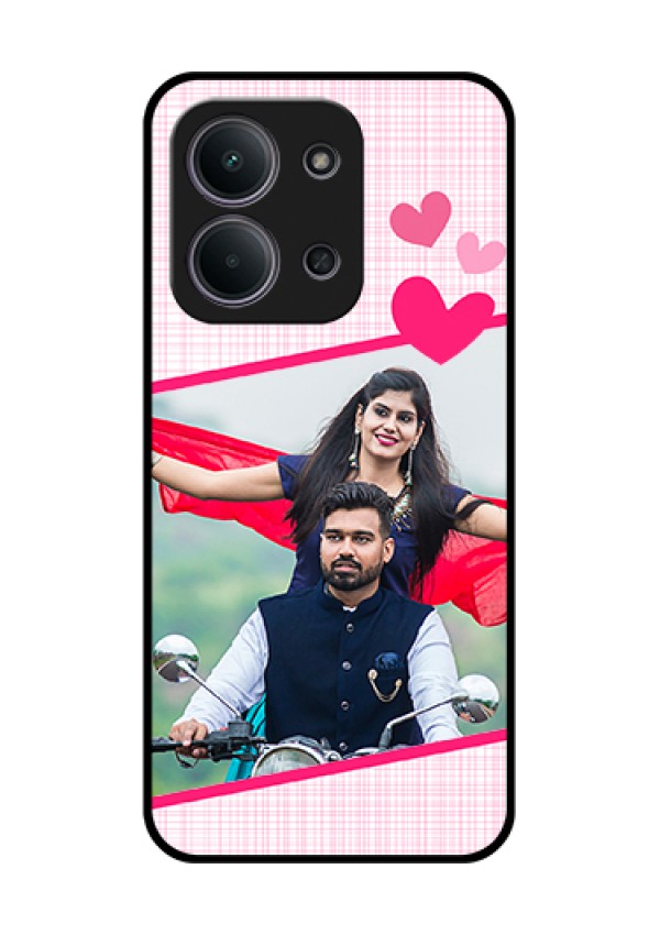 Xiaomi Redmi 15C 5G Custom Glass Phone Case - Love Shape Heart Design