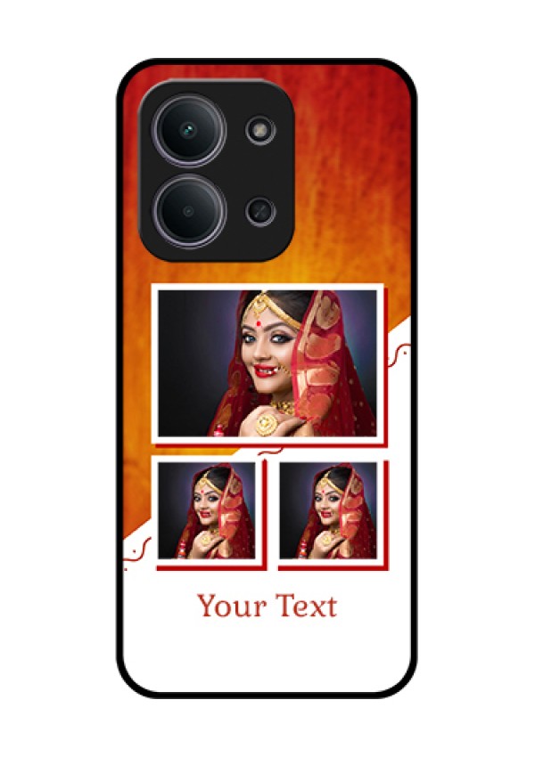 Xiaomi Redmi 15C 5G Custom Glass Phone Case - Wedding Memories Design