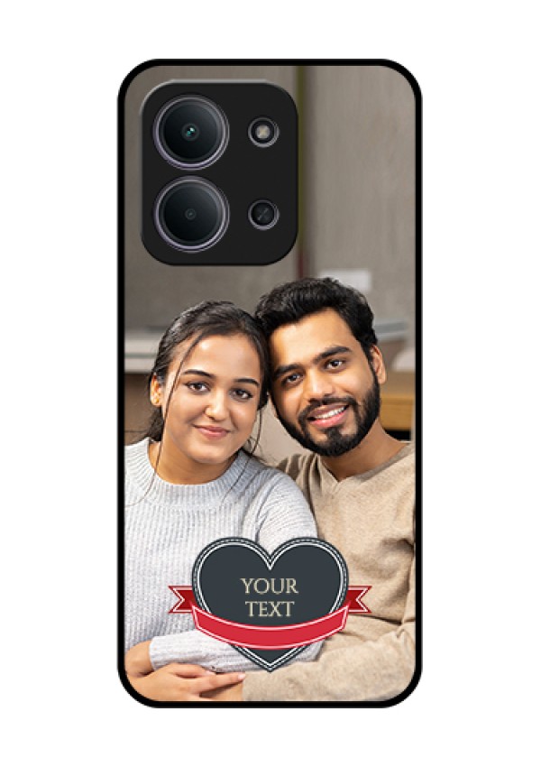 Xiaomi Redmi 15C 5G Custom Glass Phone Case - Just Married Couple Design