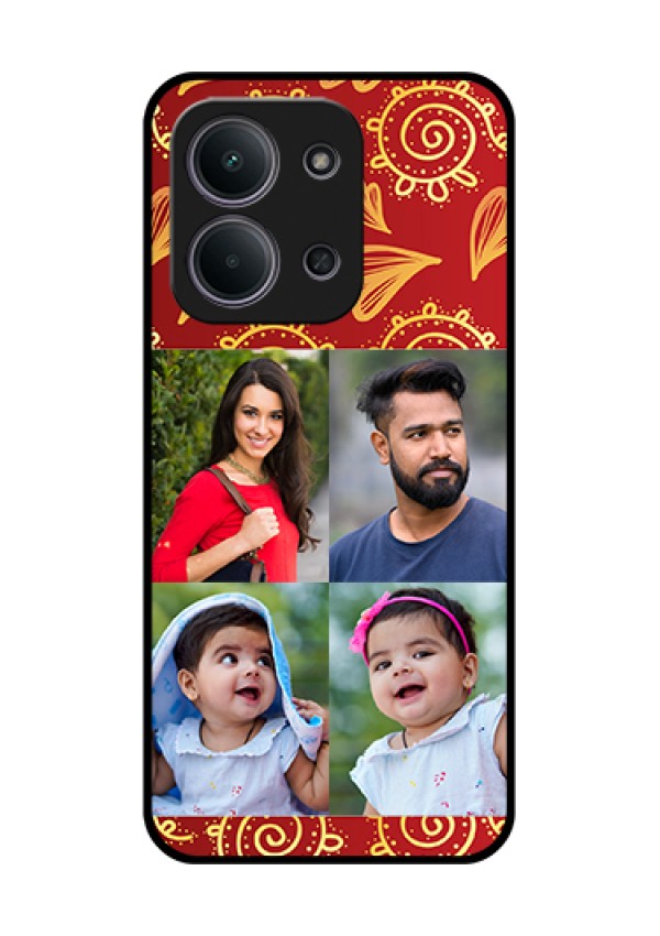 Xiaomi Redmi 15C 5G Custom Glass Phone Case - 4 Image Traditional Design