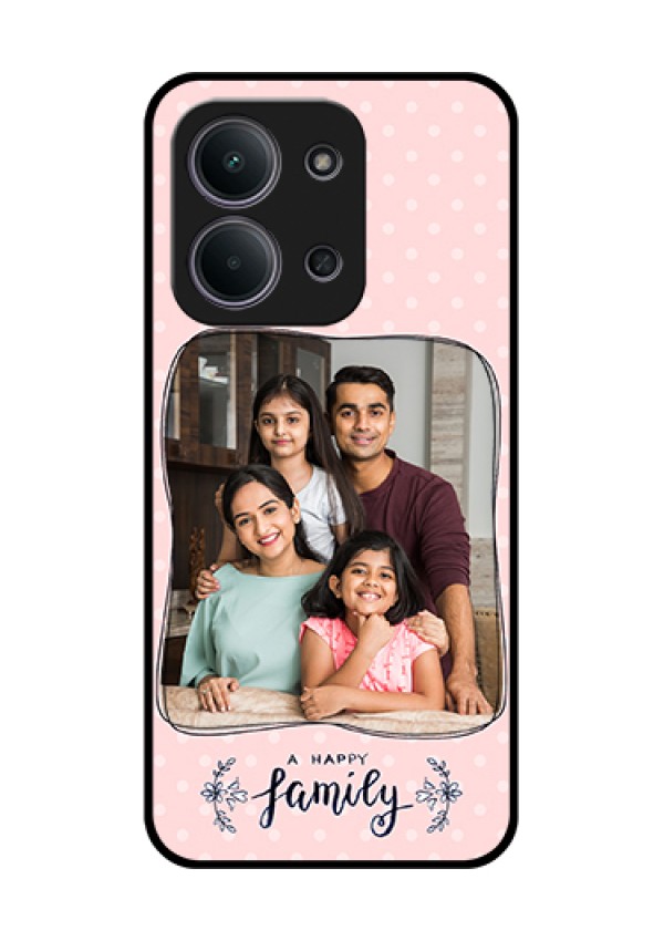 Xiaomi Redmi 15C 5G Custom Glass Phone Case - Family With Dots Design