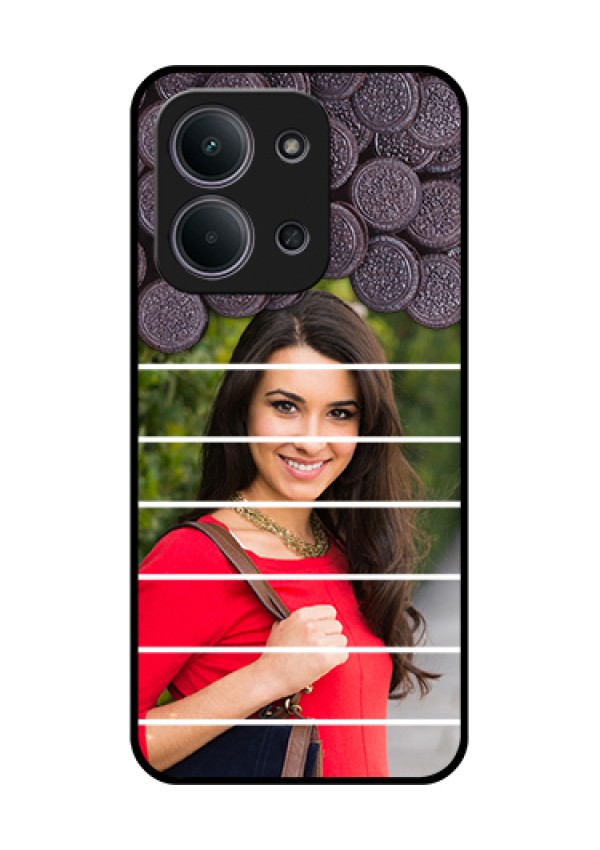 Xiaomi Redmi 15C 5G Custom Glass Phone Case - With Oreo Biscuit Design