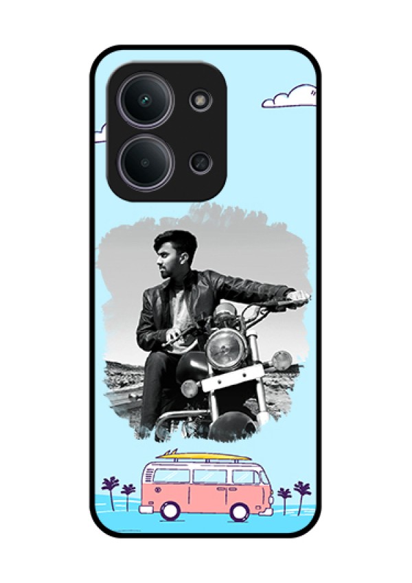 Xiaomi Redmi 15C 5G Custom Glass Phone Case - Travel & Adventure Design