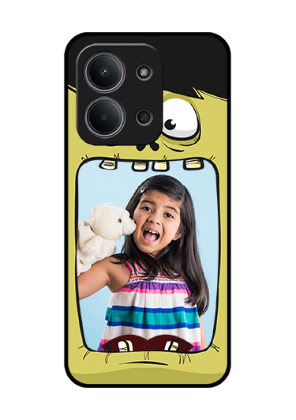 Xiaomi Redmi 15C 5G Custom Glass Phone Case - Cartoon Monster Back Case Design