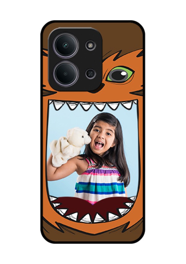 Xiaomi Redmi 15C 5G Custom Glass Phone Case - Owl Monster Back Case Design