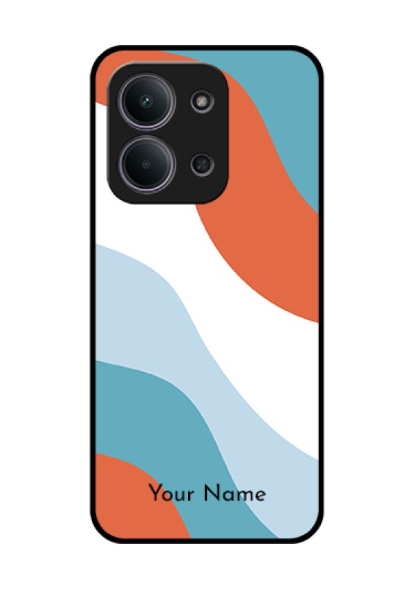 Xiaomi Redmi 15C 5G Custom Glass Phone Case - Coloured Waves Design