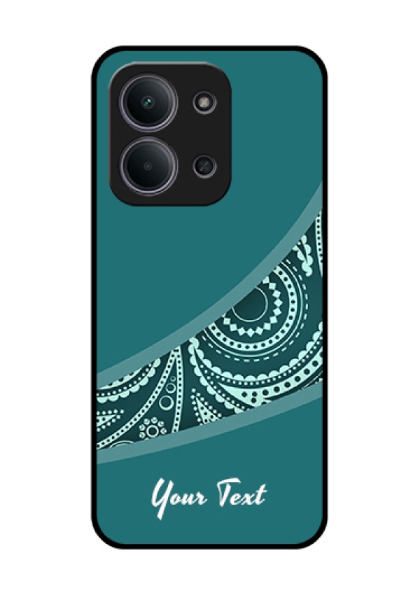 Xiaomi Redmi 15C 5G Custom Glass Phone Case - Semi Visible Floral Design