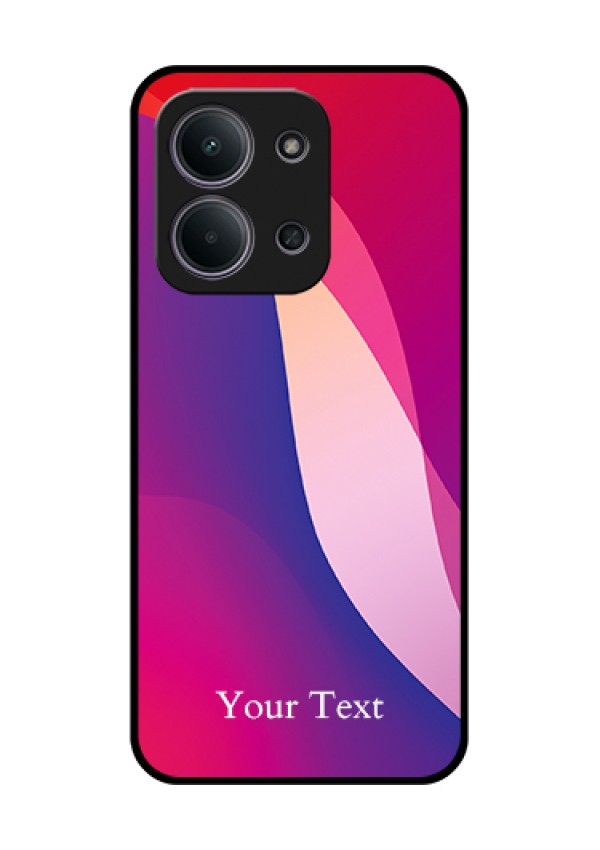 Xiaomi Redmi 15C 5G Custom Glass Phone Case - Digital Abstract Overlap Design