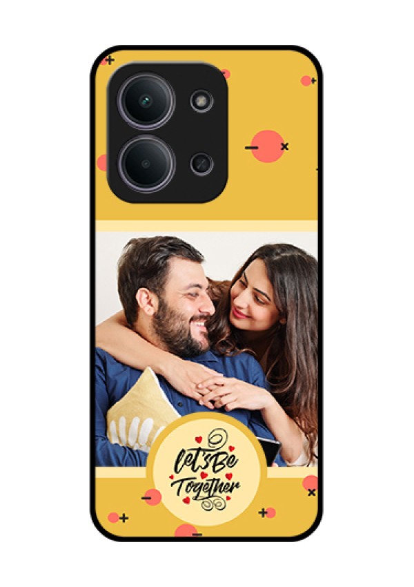 Xiaomi Redmi 15C 5G Custom Glass Phone Case - Lets Be Together Design