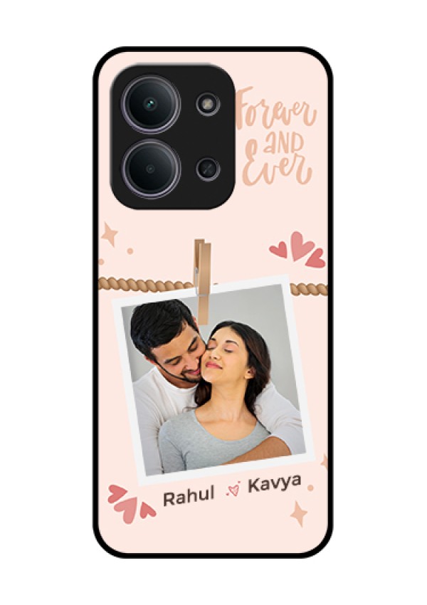 Xiaomi Redmi 15C 5G Custom Glass Phone Case - Forever And Ever Love Design