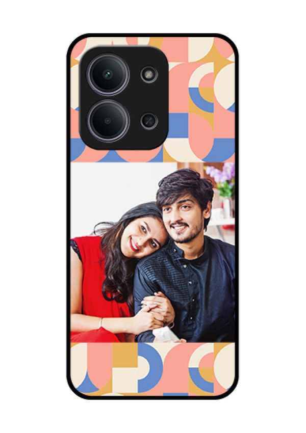 Xiaomi Redmi 15C 5G Custom Glass Phone Case - Semi - Circle Maze Pattern Design