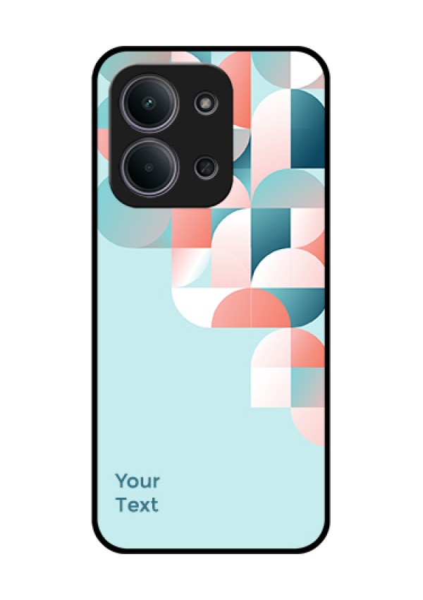Xiaomi Redmi 15C 5G Custom Glass Phone Case - Stylish Semi - Circle Pattern Design