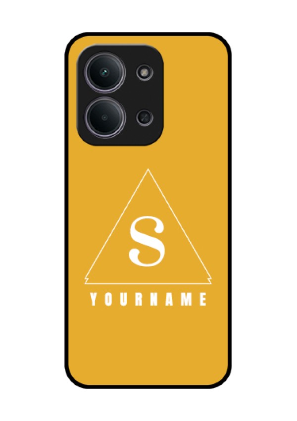 Xiaomi Redmi 15C 5G Custom Glass Phone Case - Simple Triangle Design