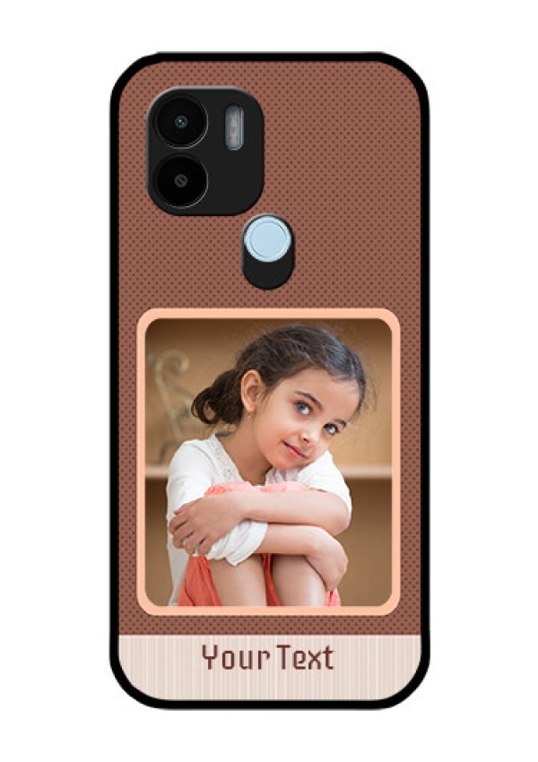 Xiaomi Redmi A2 Plus Custom Glass Phone Case - Simple Pic Upload Design