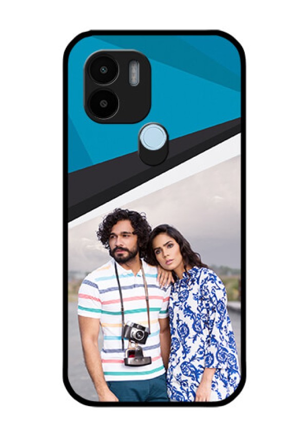 Xiaomi Redmi A2 Plus Photo Printing on Glass Case - Simple Pattern Photo Upload Design