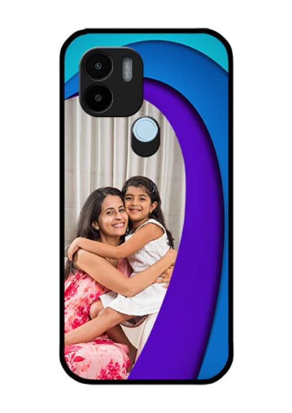 Xiaomi Redmi A2 Plus Photo Printing on Glass Case - Simple Pattern Design