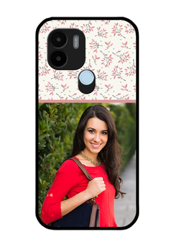 Xiaomi Redmi A2 Plus Custom Glass Phone Case - Premium Floral Design