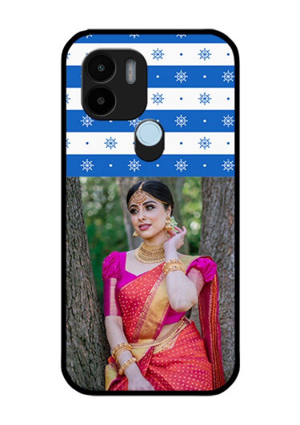 Xiaomi Redmi A2 Plus Photo Printing on Glass Case - Snow Pattern Design