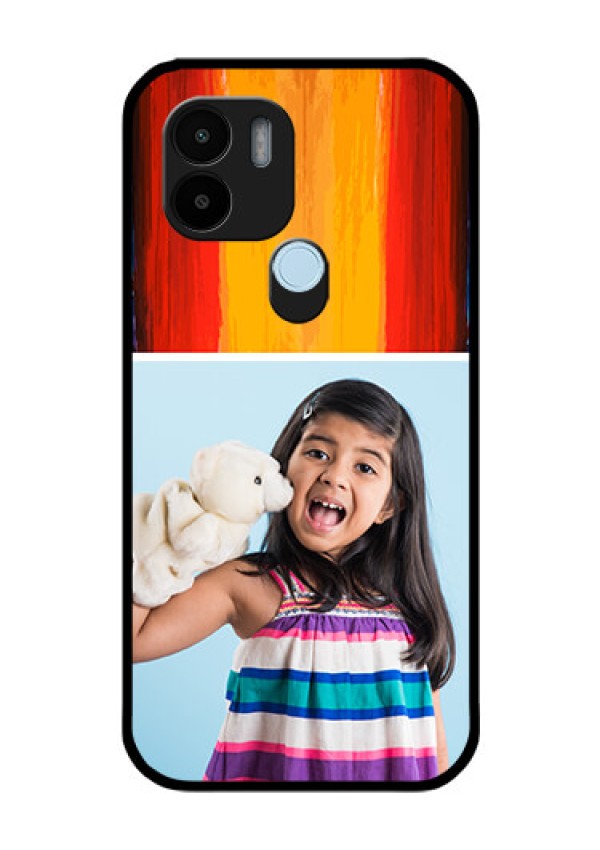 Xiaomi Redmi A2 Plus Personalized Glass Phone Case - Multi Color Design
