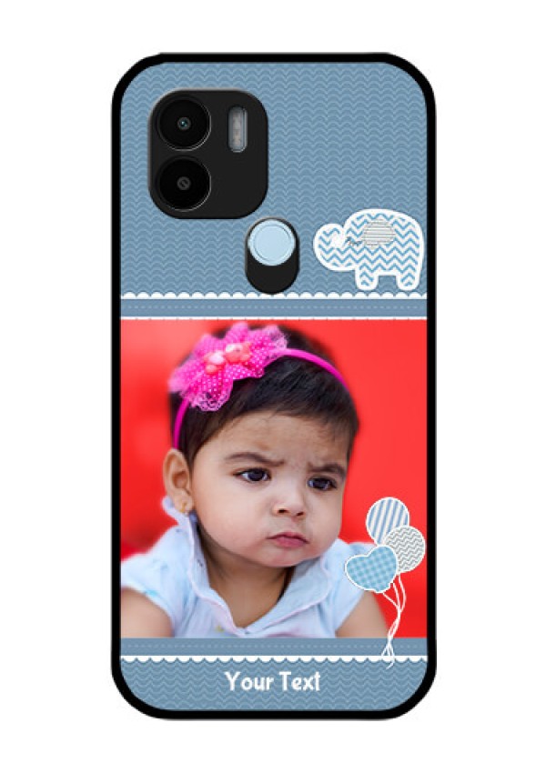 Xiaomi Redmi A2 Plus Photo Printing on Glass Case - with Kids Pattern Design