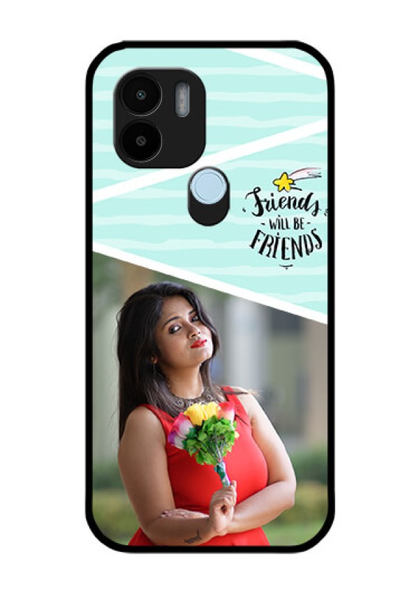 Xiaomi Redmi A2 Plus Custom Glass Phone Case - Friends Picture Icon Design