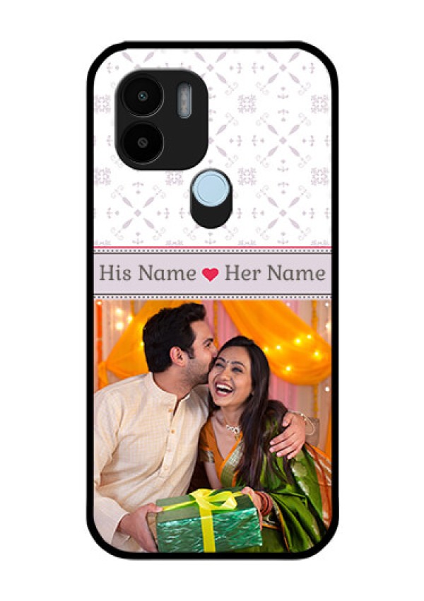 Xiaomi Redmi A2 Plus Custom Glass Mobile Case - with Photo and Ethnic Design
