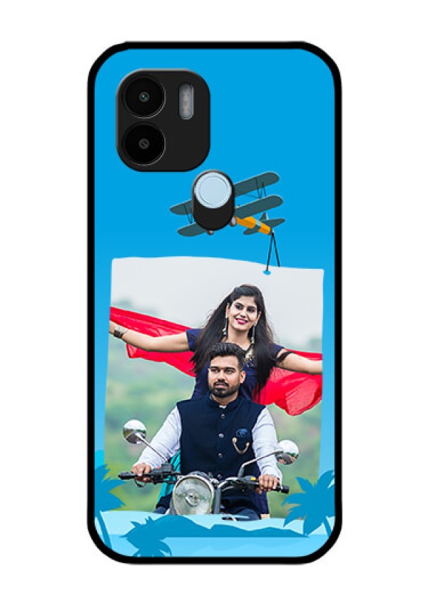 Xiaomi Redmi A2 Plus Custom Glass Mobile Case - Traveller Design