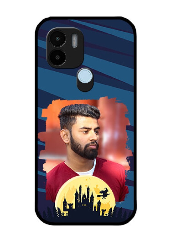 Xiaomi Redmi A2 Plus Photo Printing on Glass Case - Halloween Witch Design