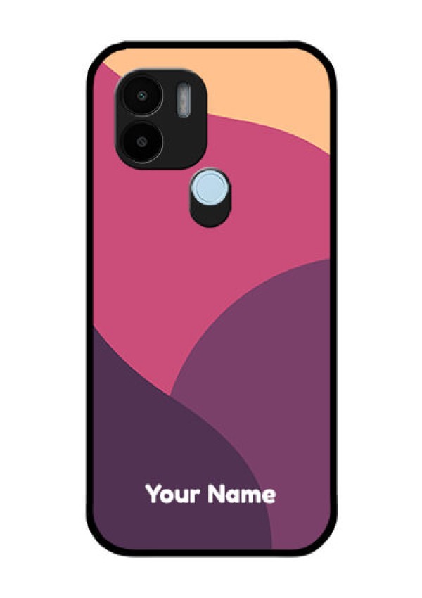 Xiaomi Redmi A2 Plus Custom Glass Phone Case - Mixed Multi-colour abstract art Design