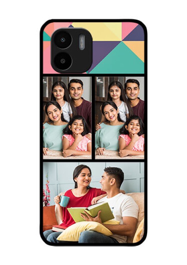 Xiaomi Redmi A2 Custom Glass Phone Case - Bulk Pic Upload Design