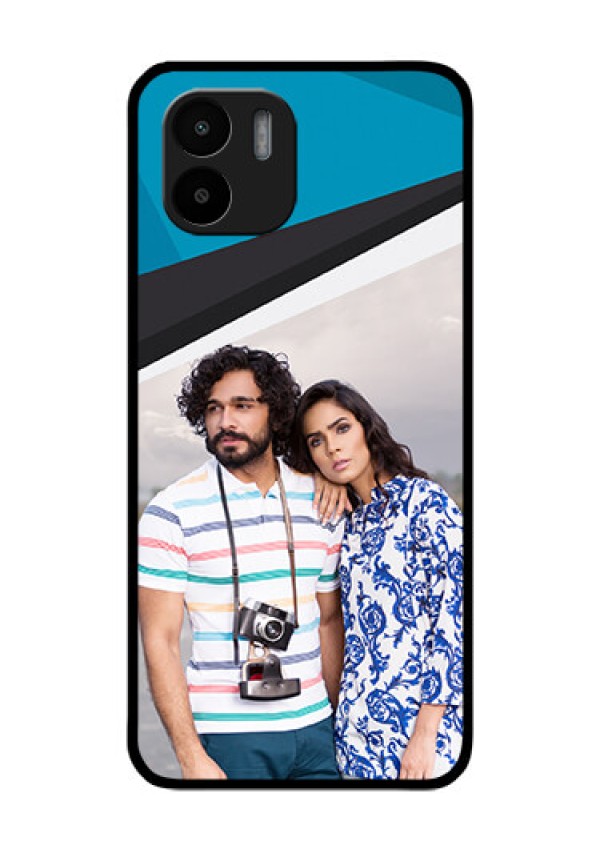 Xiaomi Redmi A2 Photo Printing on Glass Case - Simple Pattern Photo Upload Design