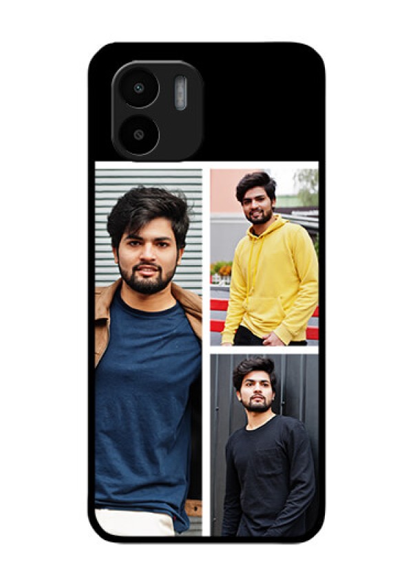 Xiaomi Redmi A2 Photo Printing on Glass Case - Upload Multiple Picture Design