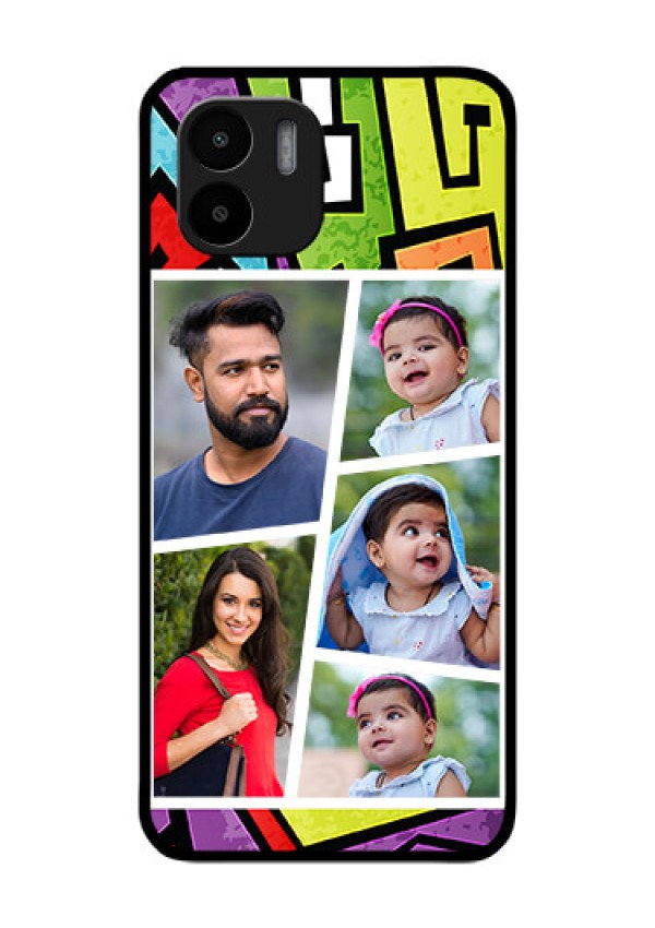 Xiaomi Redmi A2 Custom Glass Phone Case - Graffiti pattern Design