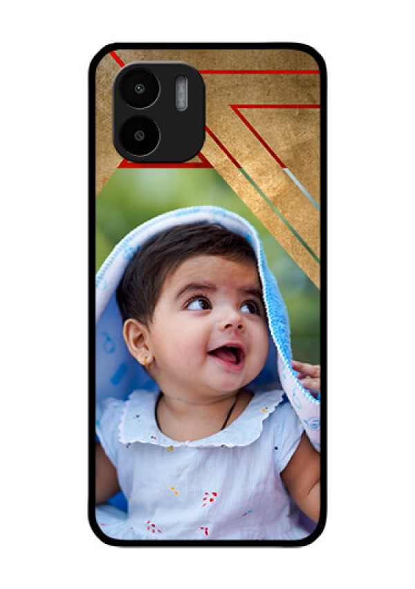 Xiaomi Redmi A2 Personalized Glass Phone Case - Gradient Abstract Texture Design