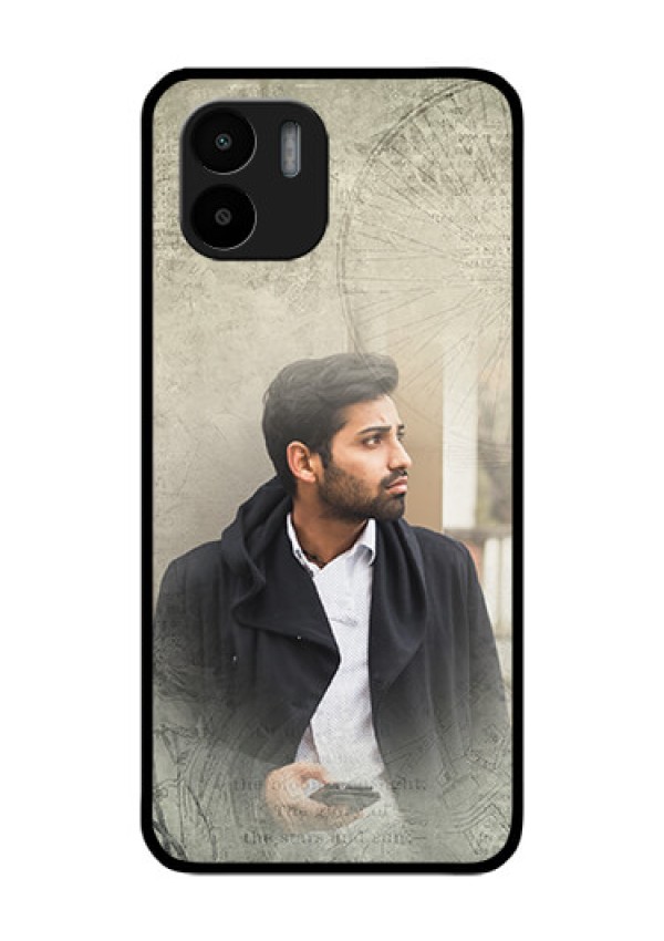 Xiaomi Redmi A2 Custom Glass Phone Case - with vintage design