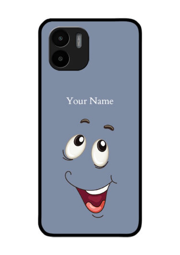 Xiaomi Redmi A2 Photo Printing on Glass Case - Laughing Cartoon Face Design