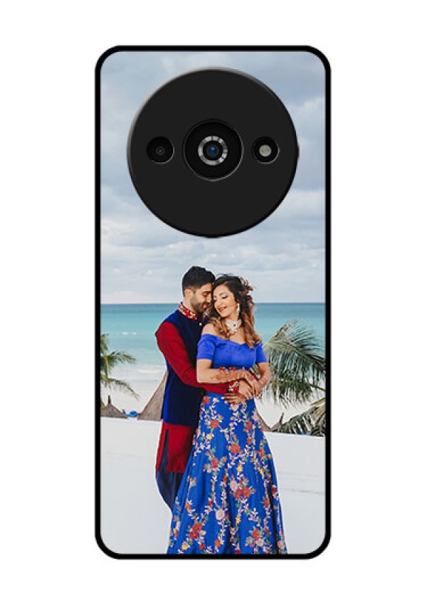 Xiaomi Redmi A3 Custom Glass Phone Case - Upload Full Picture Design
